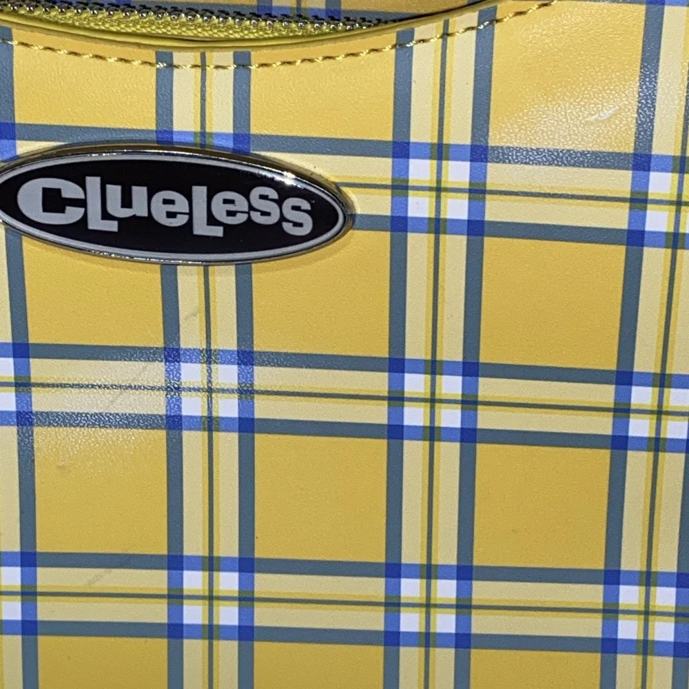 Cher Clueless Movie Celebration Classic Yellow Blue Plaid Purse Shoulder Bag